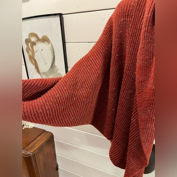 Atelier LUCIE BOURNIVAL orange 🧶 knit vest one size - Picture 9 of 9